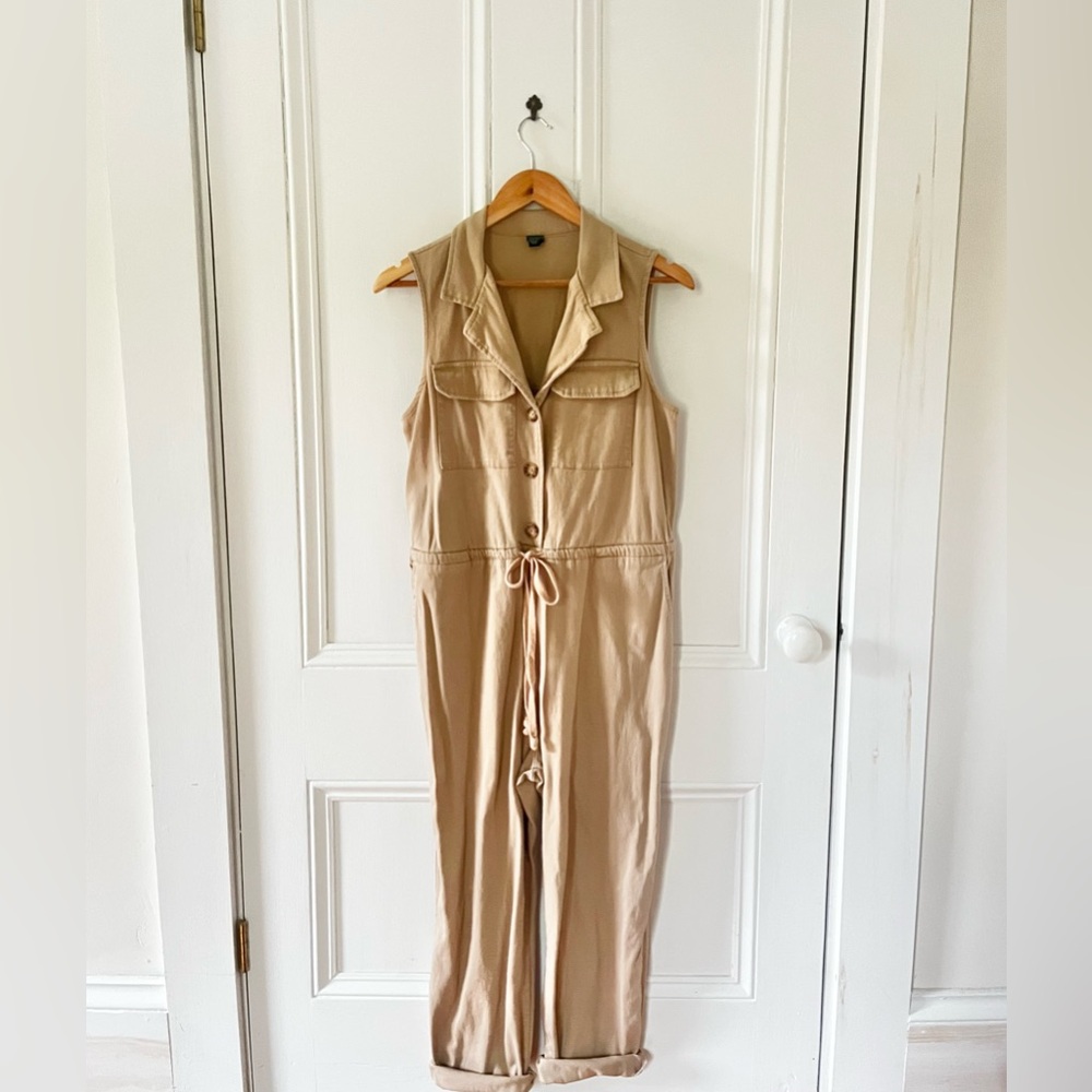 Wild Fable Utility Coveralls in Khaki